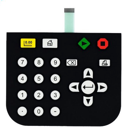 คีย์บอร์ดซิลิโคนของเล่นแผงเดียวทำสวิตช์เมมเบรนโมดูลเครื่อง